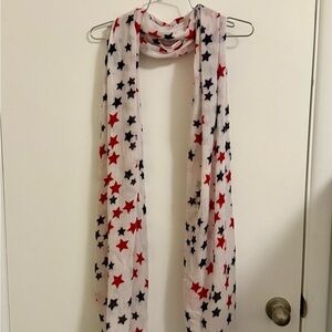 4th of July Red White & Blue Chic Starry Scarf 🧣 🇺🇸